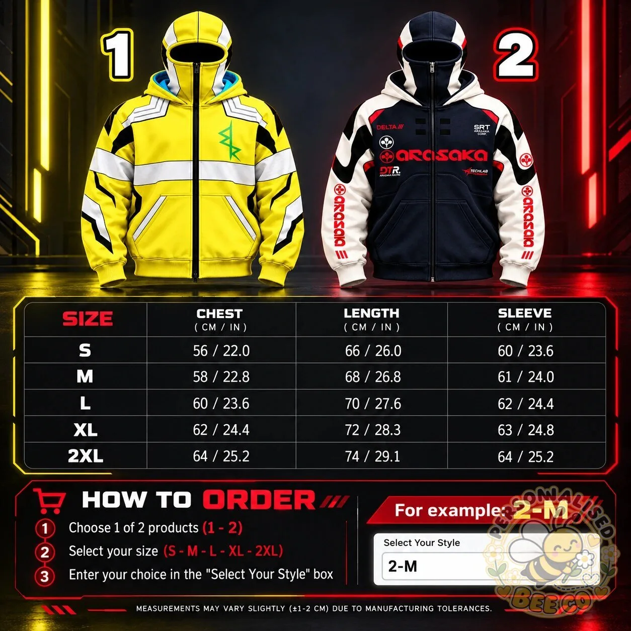 Cyberware CyberPunk 2077 David Martinez Balaclava Zip-Up Hoodie Jacket